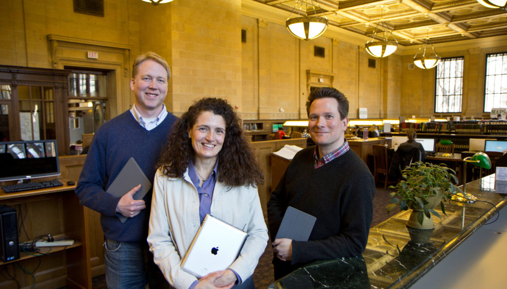 Shane Nackerud, Kristi Jensen, and Treden Wagoner.