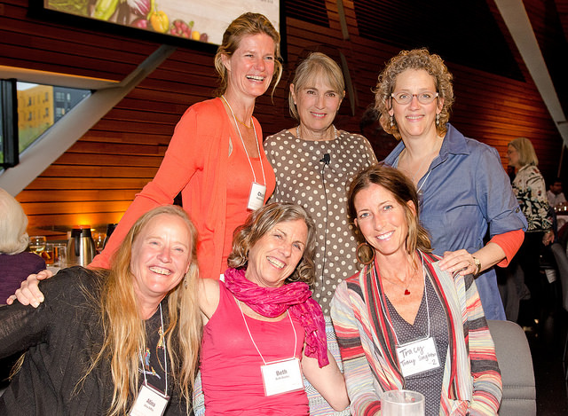 Deborah Madison poses with several Twin Cities chefs at the May 5 Friends of the Libraries event.