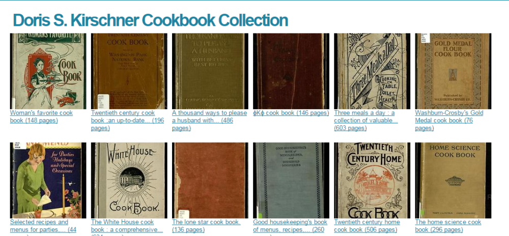 Screenshot of Kirschner Collection on UMedia Archive