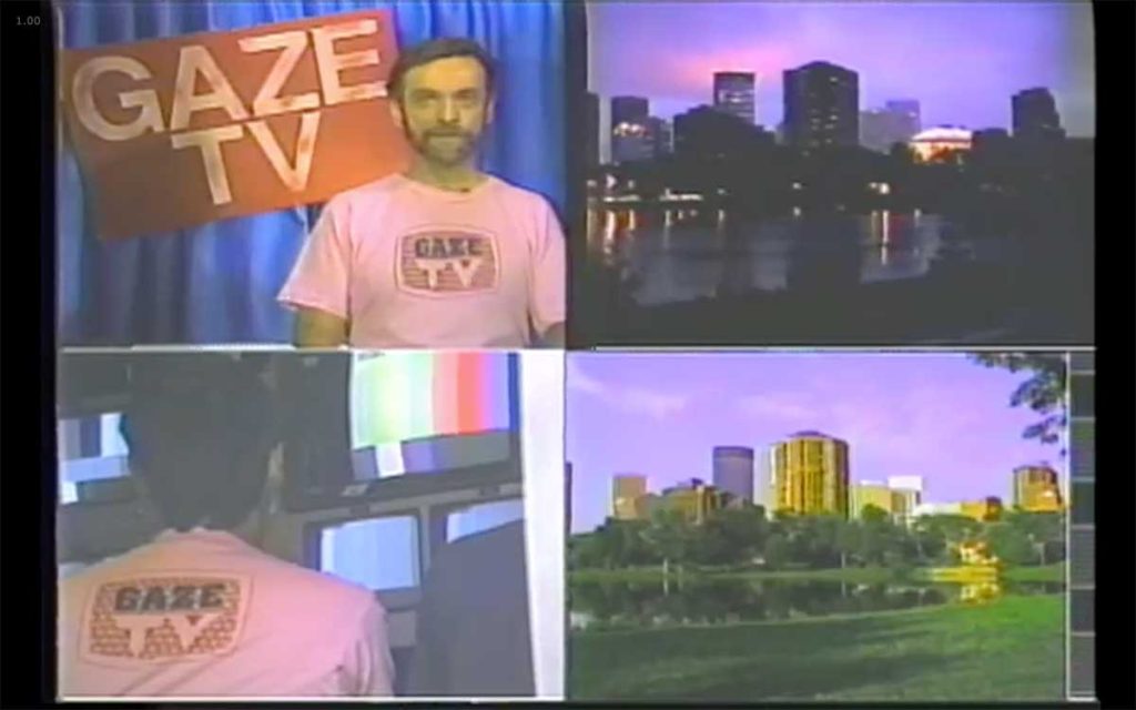 GAZE-TV — four images from the TV show.