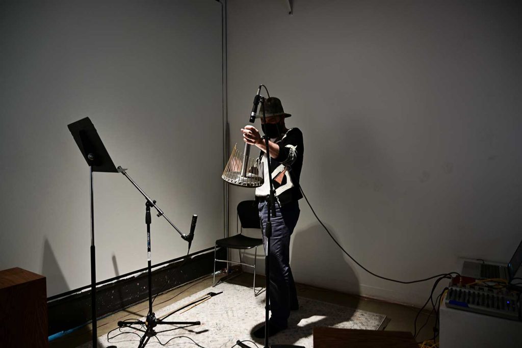 Nicholas Bauch recording with the Hydrophone