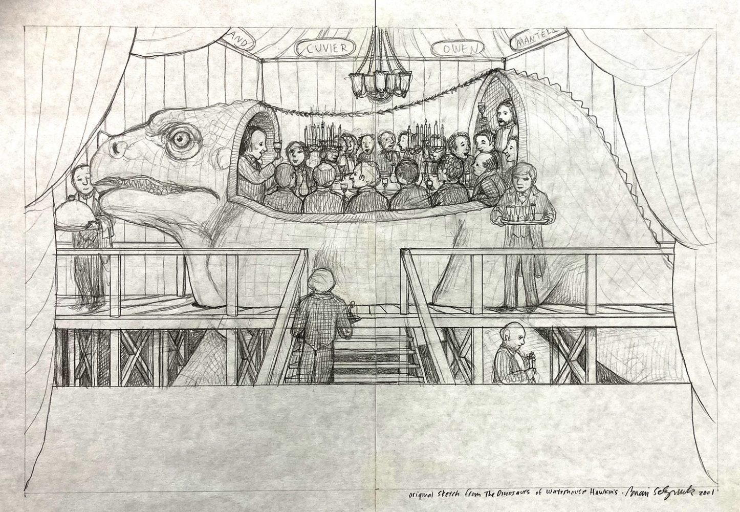 Ooly - sketch & show daring dinos standing sketchbook – thepartyville