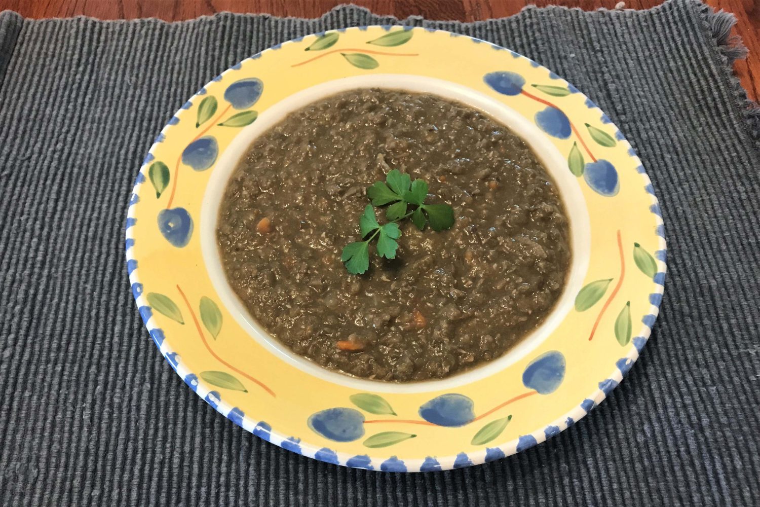French lentil soup. (Photo/Dr. Marguerite Ragnow)