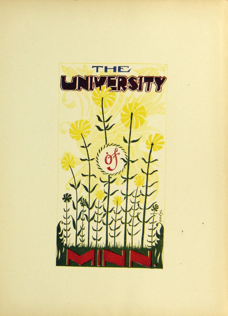 Flower power in the 1899 Gopher. Available at http://purl.umn.edu/134804.