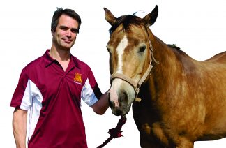 Andre Nault with horse