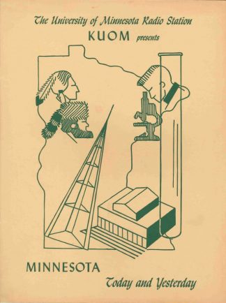Cover of bulletin for Tales of Minnesota and University Reports to the People, 1949. University of Minnesota Radio and Television Broadcasting records, University Archives