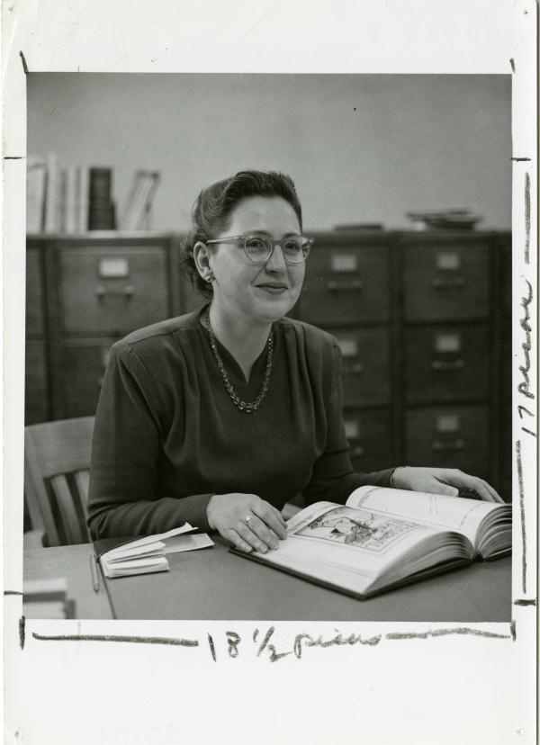 Maxine Clapp, university archivist, undated.