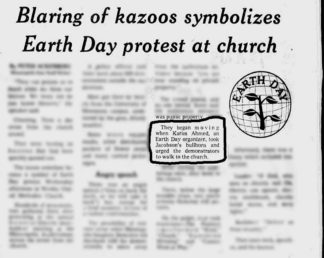 Karim Ahmed is noted in this April 23, 1970 Minneapolis Star story about the first Earth Day.