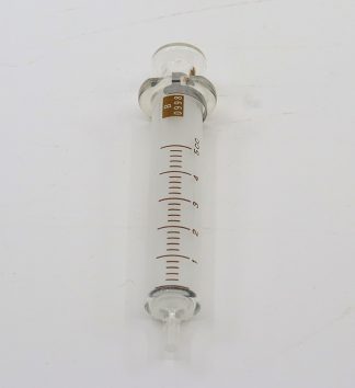 A graduated syringe from the Wangensteen Historical Library's medical device collection