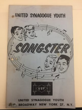 United Synagogue Youth Songster, year unknown. Rabbi Abelson was instrumental in the creation of the organization.