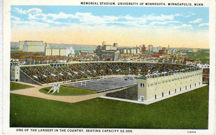 Memorial Stadium postcard, 1928, available at http://brickhouse.lib.umn.edu/items/show/163