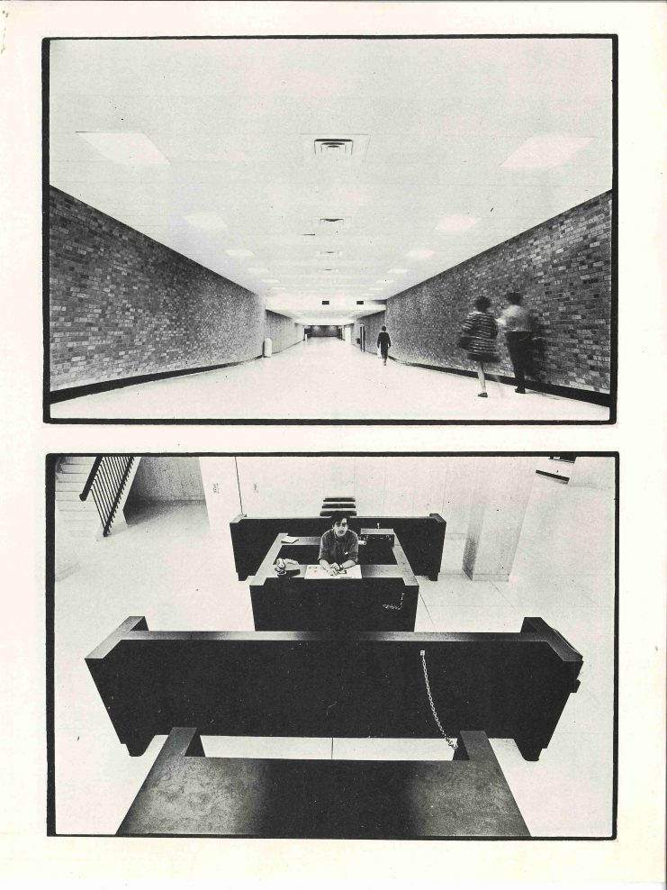 Random Magazine photo essay “Lost in Space: Impressions of Wilson Library; A Photo Essay by Richard Olsenius,” 1970.