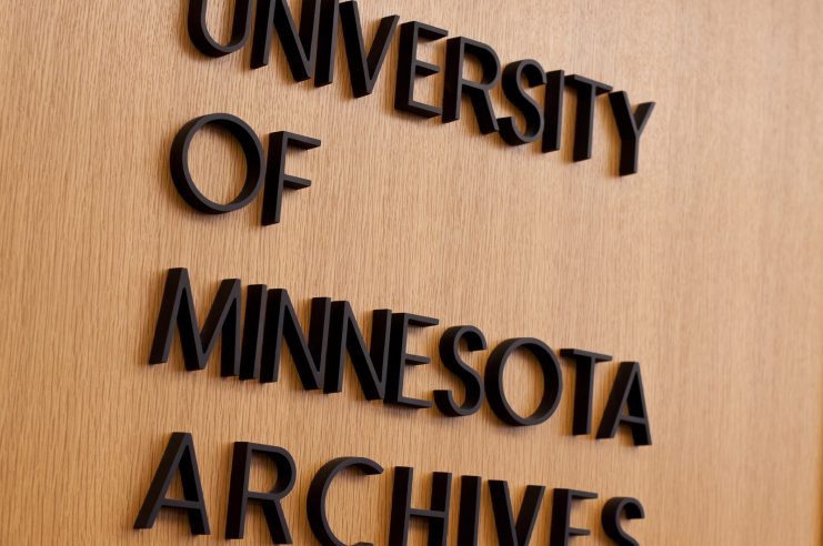 University of Minnesota Archives in the Elmer L. Andersen Library. Photograph courtesy of Andria Waclawski.