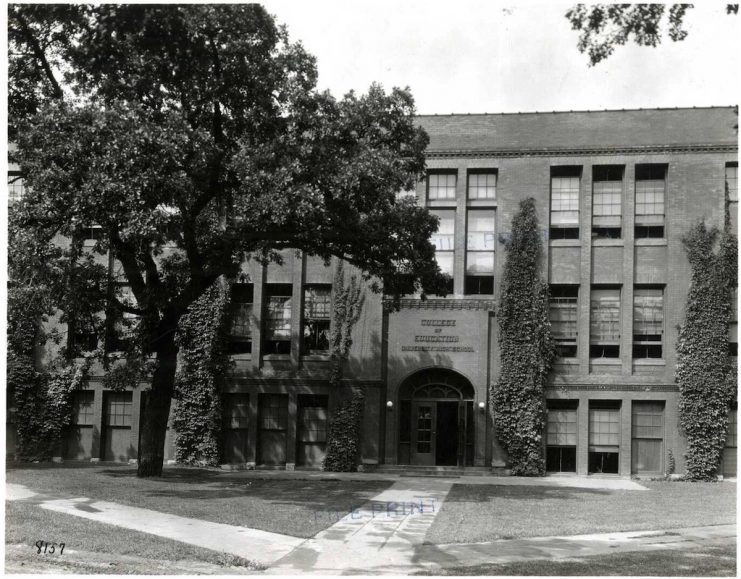 Home of the University High School on campus. Today, the building is home to the Institute on Child Development.