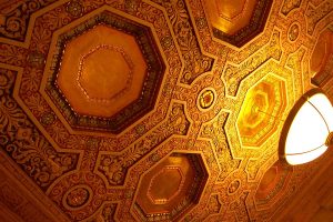 Walter Library ceiling