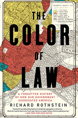 Book cover for "The Color of Law" by Richard Rothstein