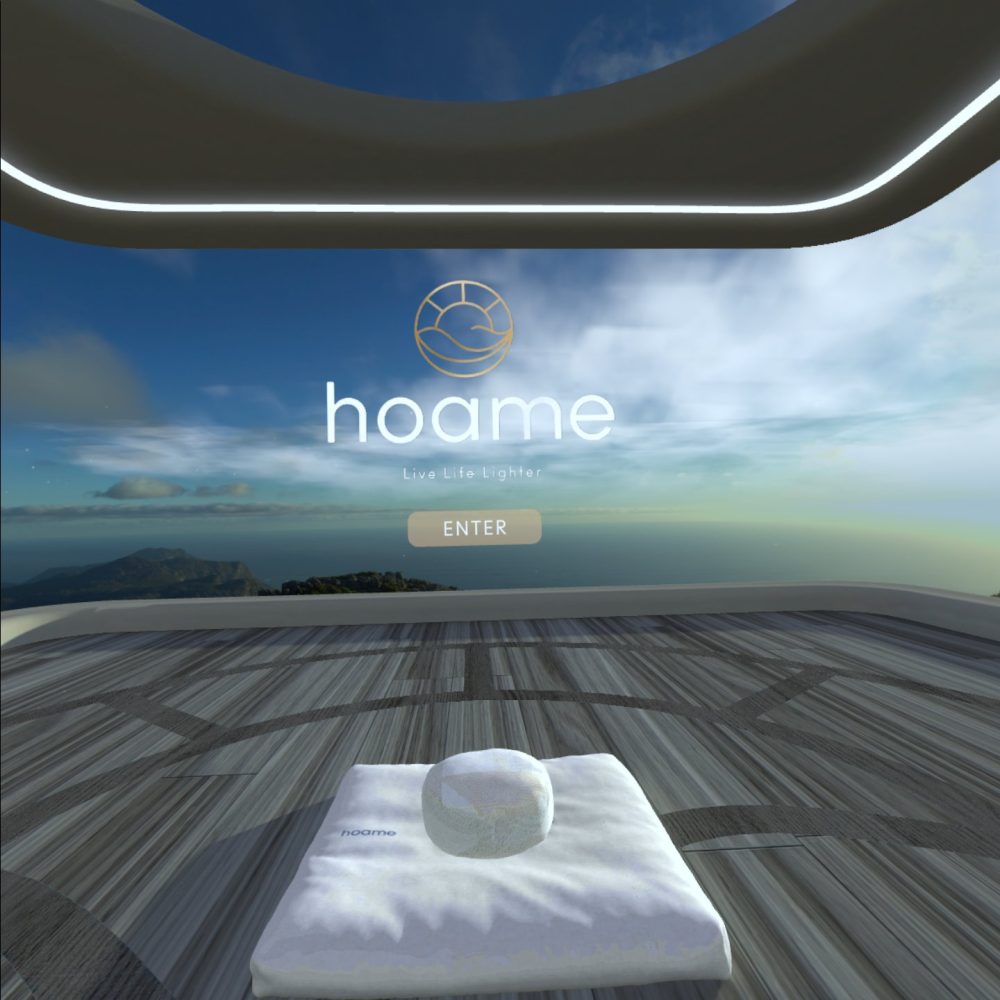 VR meditation app Hoame