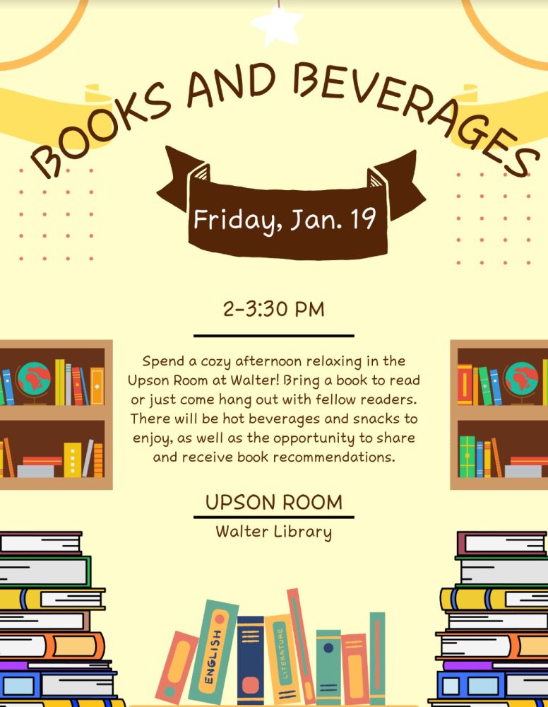 Books and Beverage Flyer.