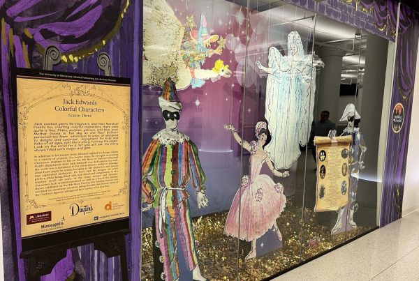 Jack Edwards' Colorful Characters display.
