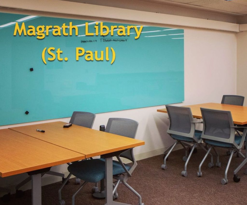 Magrath Library study space