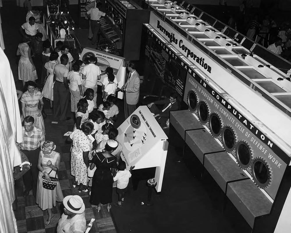 People and computers at the Burroughs Corporation in the mid 20th century