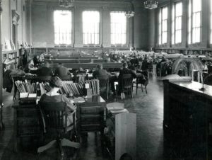 Walter Library reading room in 1933