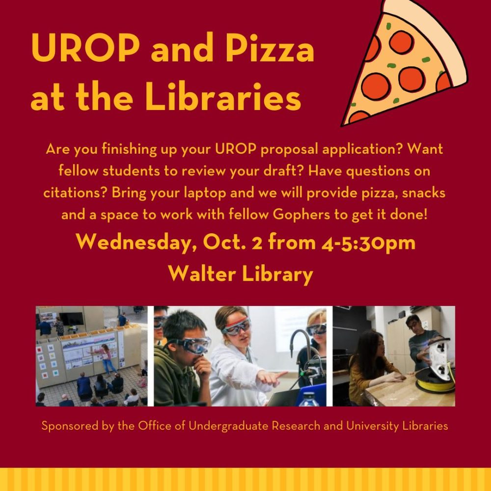 Urop and pizza logo