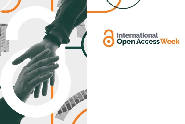 International Open Access Week picture of hands shaking