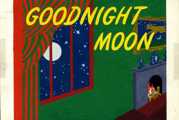 Original artwork illustration of the cover of Goodnight Moon