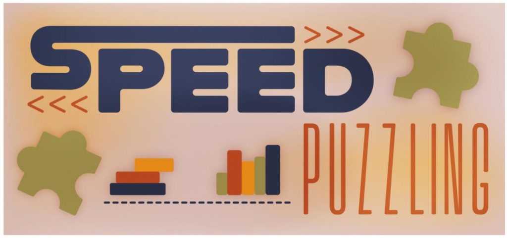 Speed puzzling logo