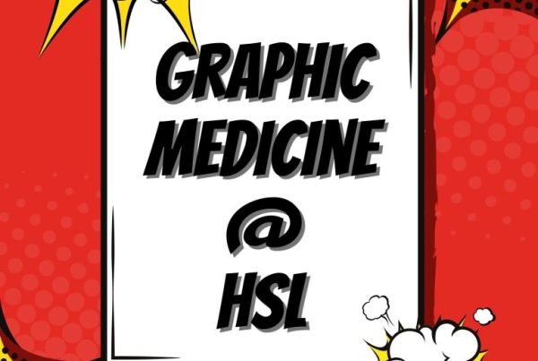 Promo poster for graphic medicine book display