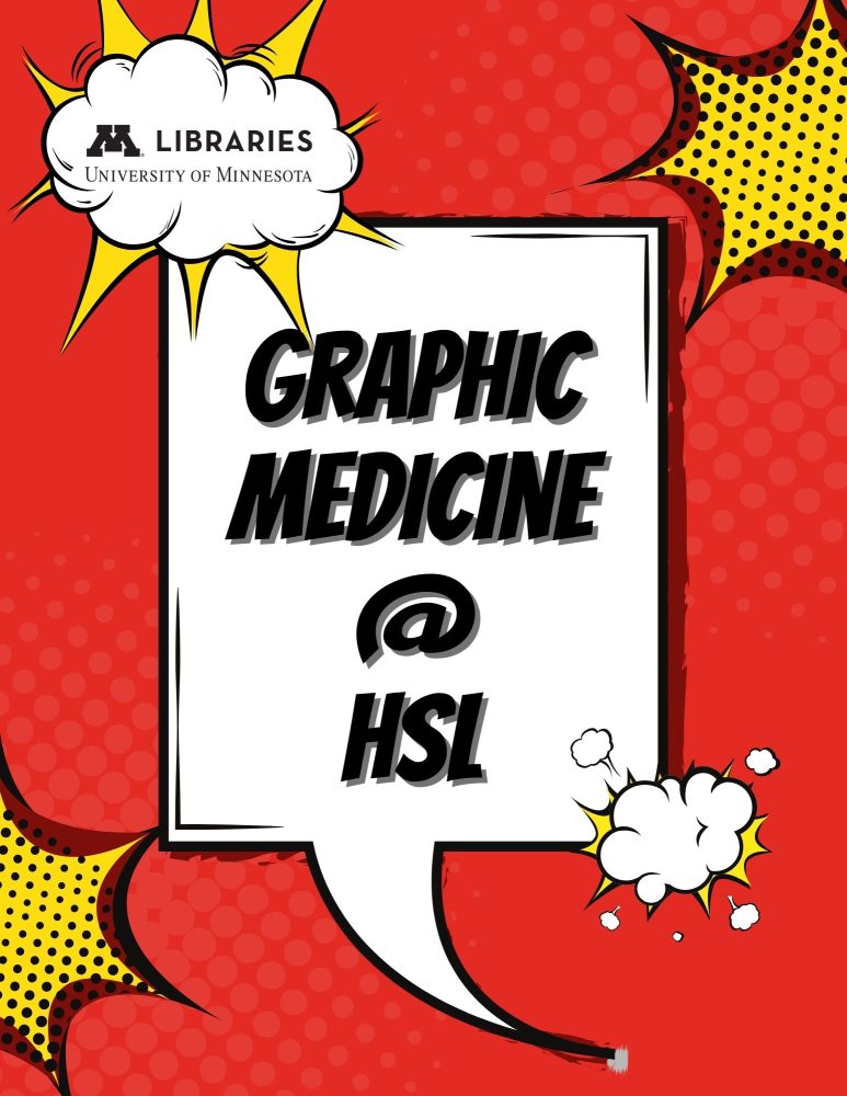 Promo poster for graphic medicine book display