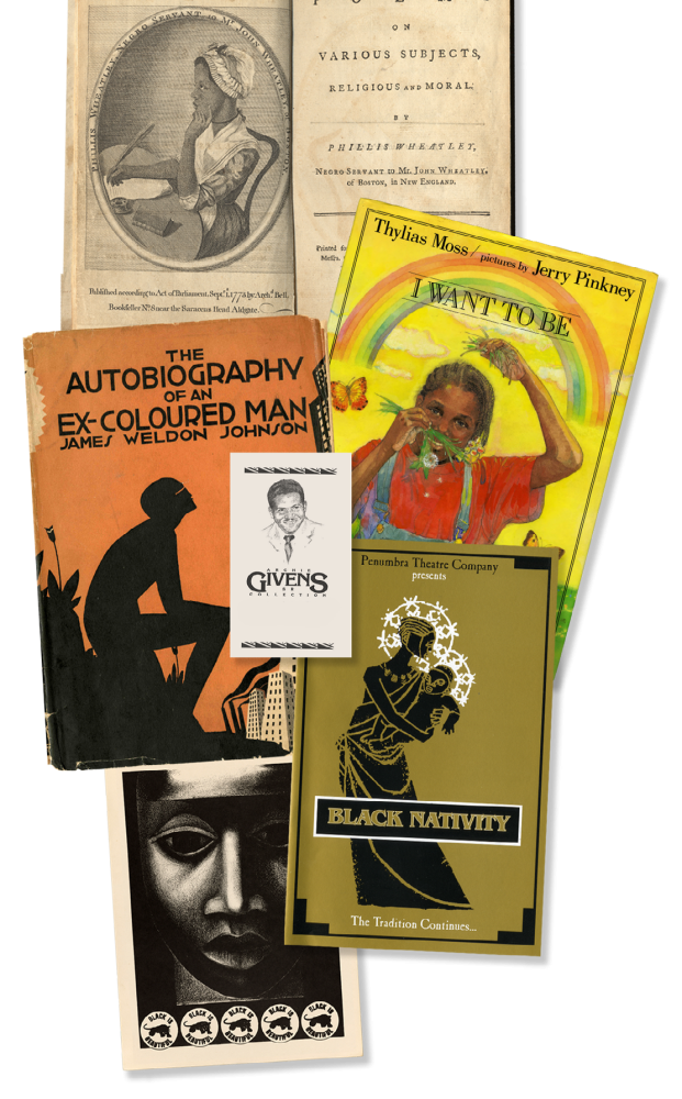 Givens Collection collage of archival book covers