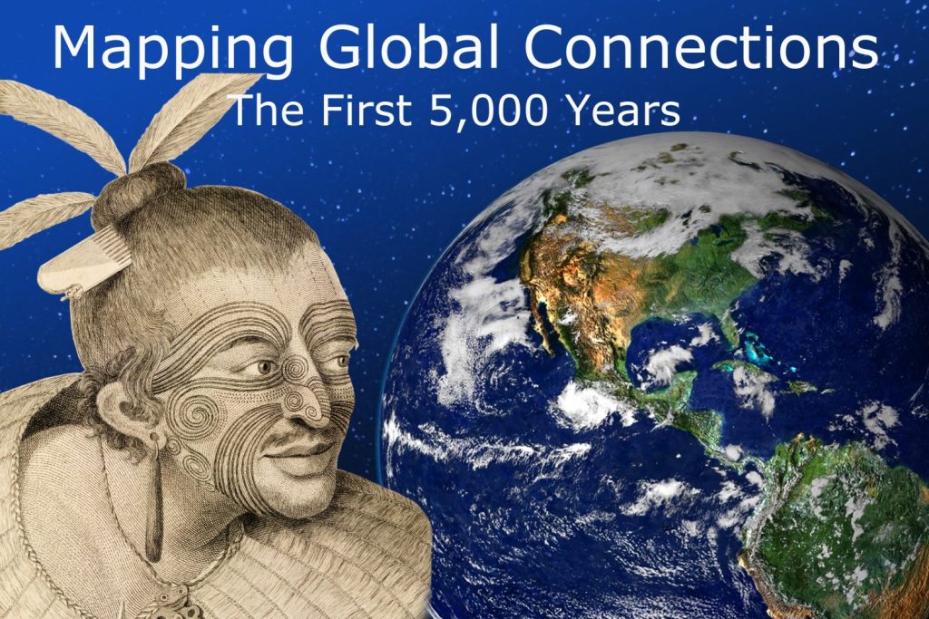 Mapping Global Connections exhibit collage by Darren Terpstra